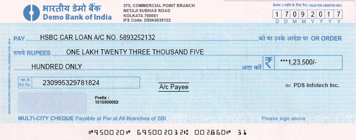 Say bye-bye to hand-written cheques